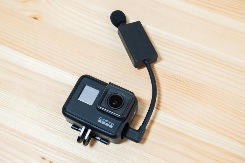 GoPro HERO7 BLACK 外部マイク アダプター ケース等セット-